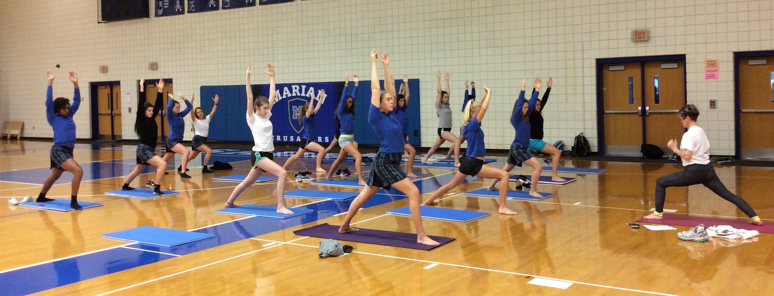 Yoga Rocks the Marian Community
