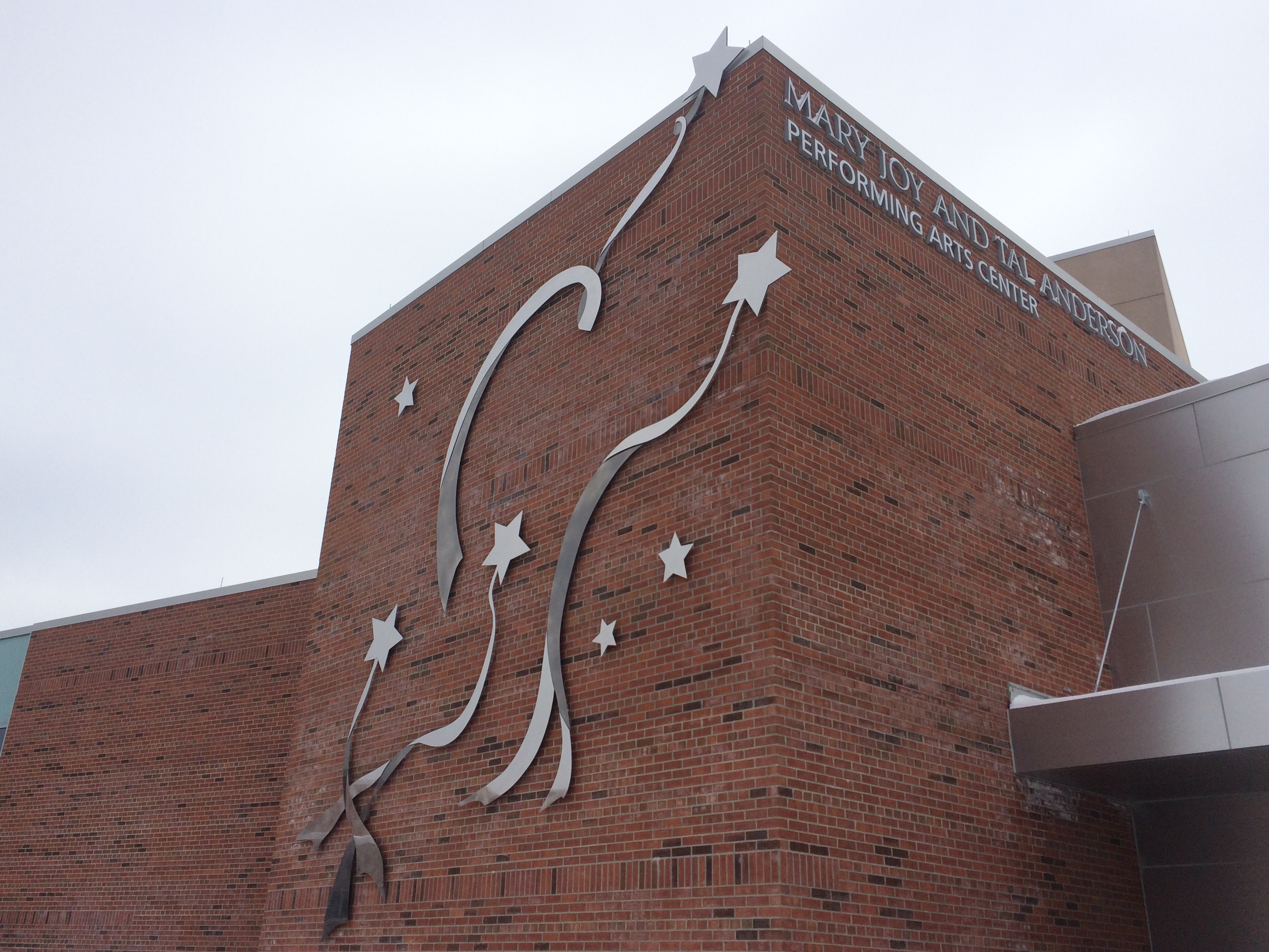 Bekins fund sculpture for Performing Arts Center