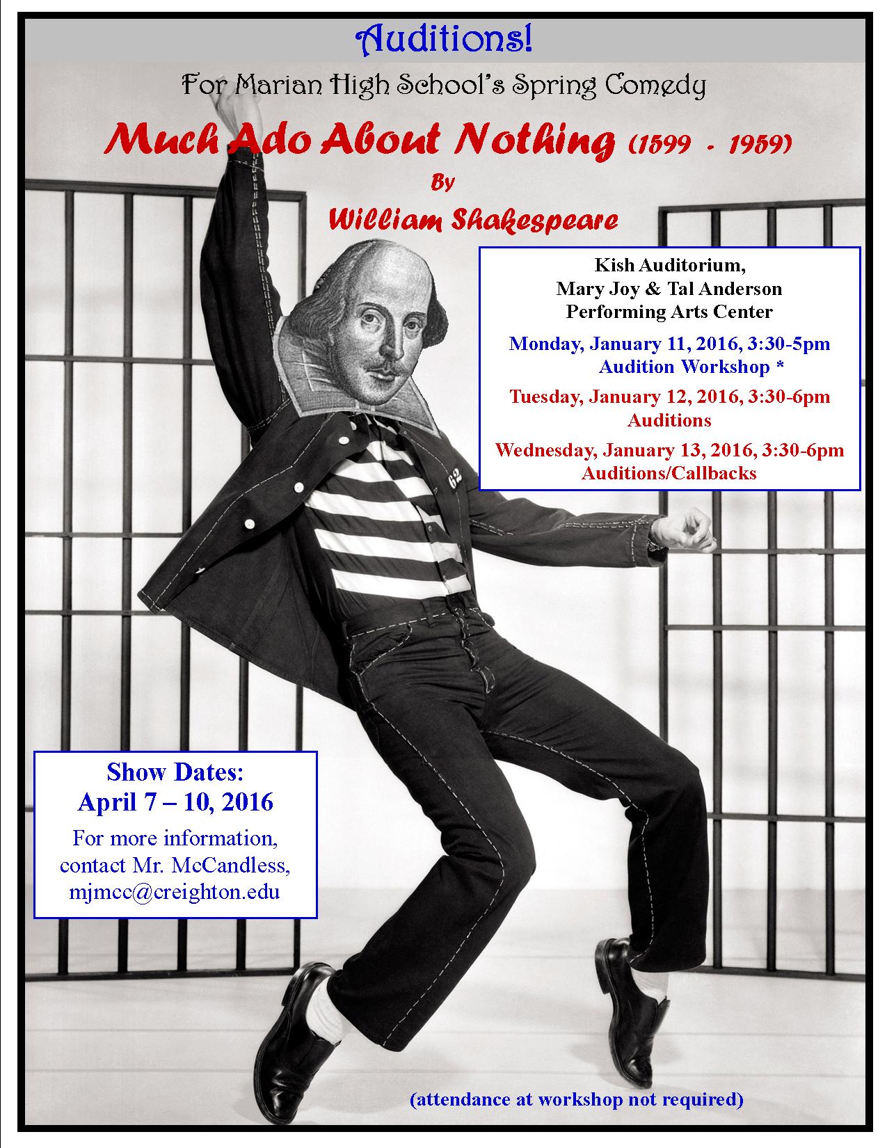 Spring play auditions rally Marian actresses