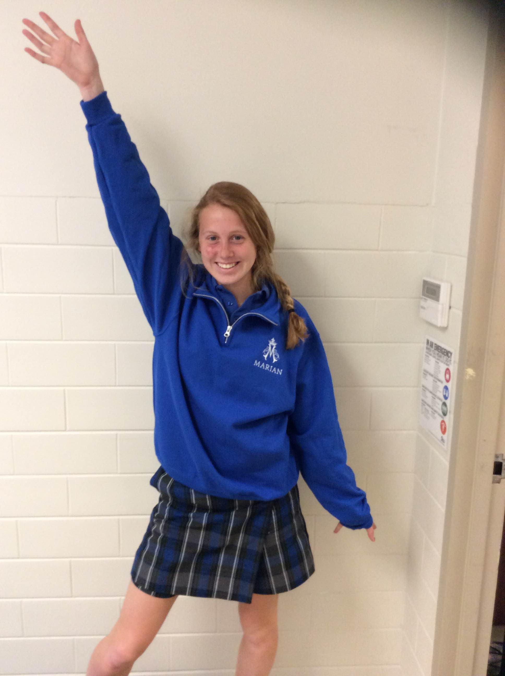 Dress to Impress:  Marian brings back uniform sweatshirt, sock options