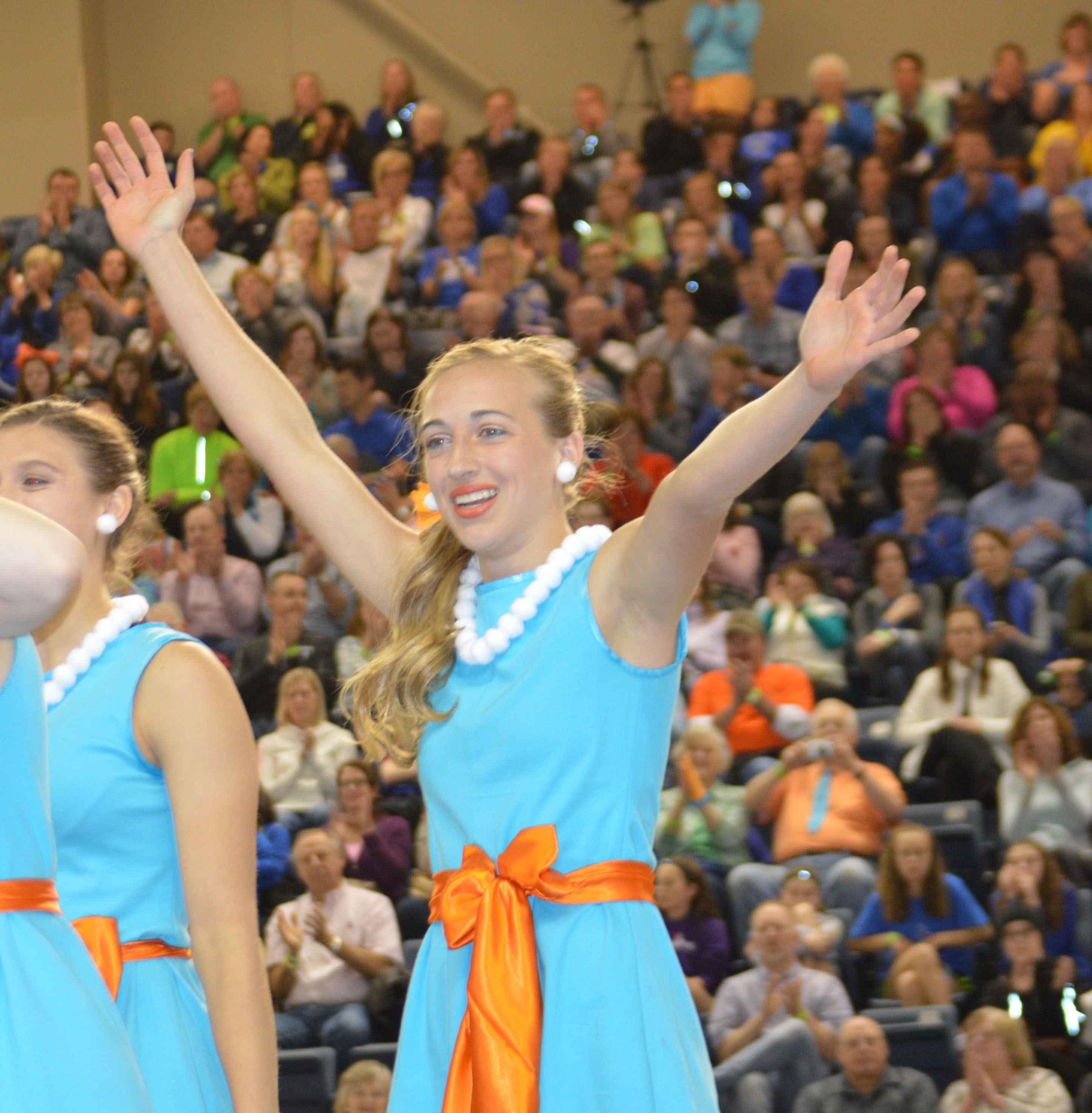 Track athletes can now be Field Day cheerleaders