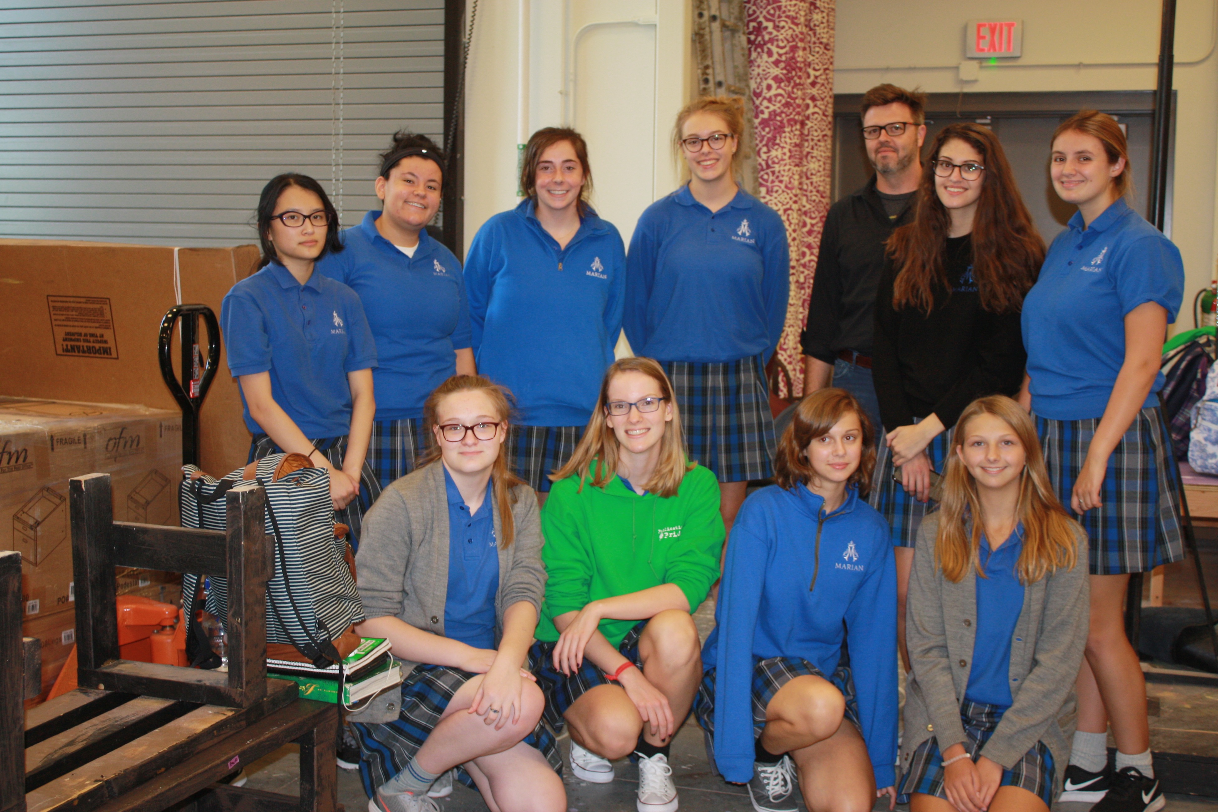 Singing behind the rain: A look backstage at the fall musical crew