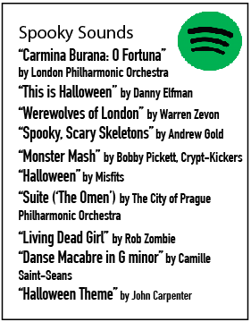Spooky Sounds to bring in the Haunted Halloween Spirit for all musical tastes