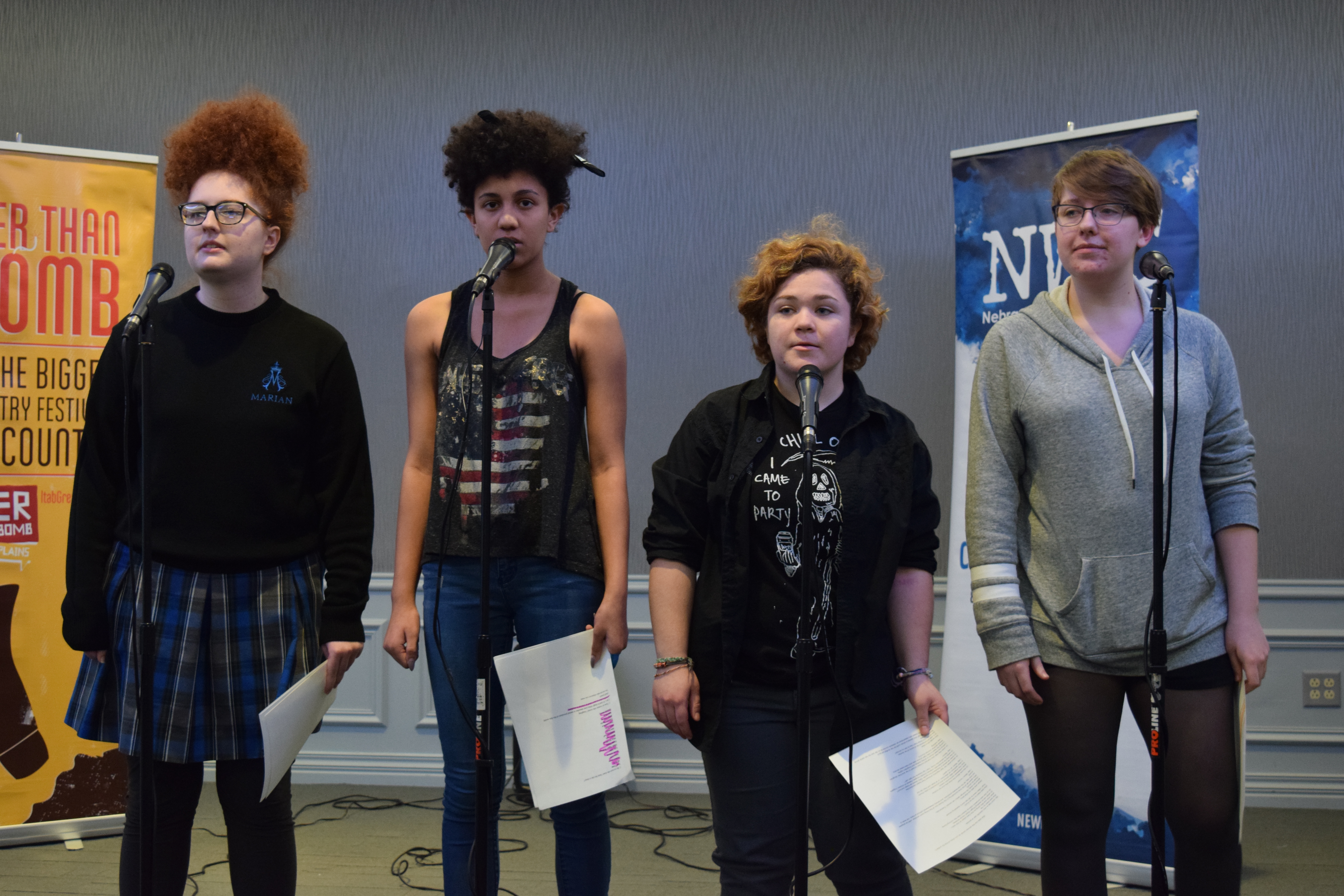Slam poets share their souls, time on local stage at Louder Than A Bomb festival