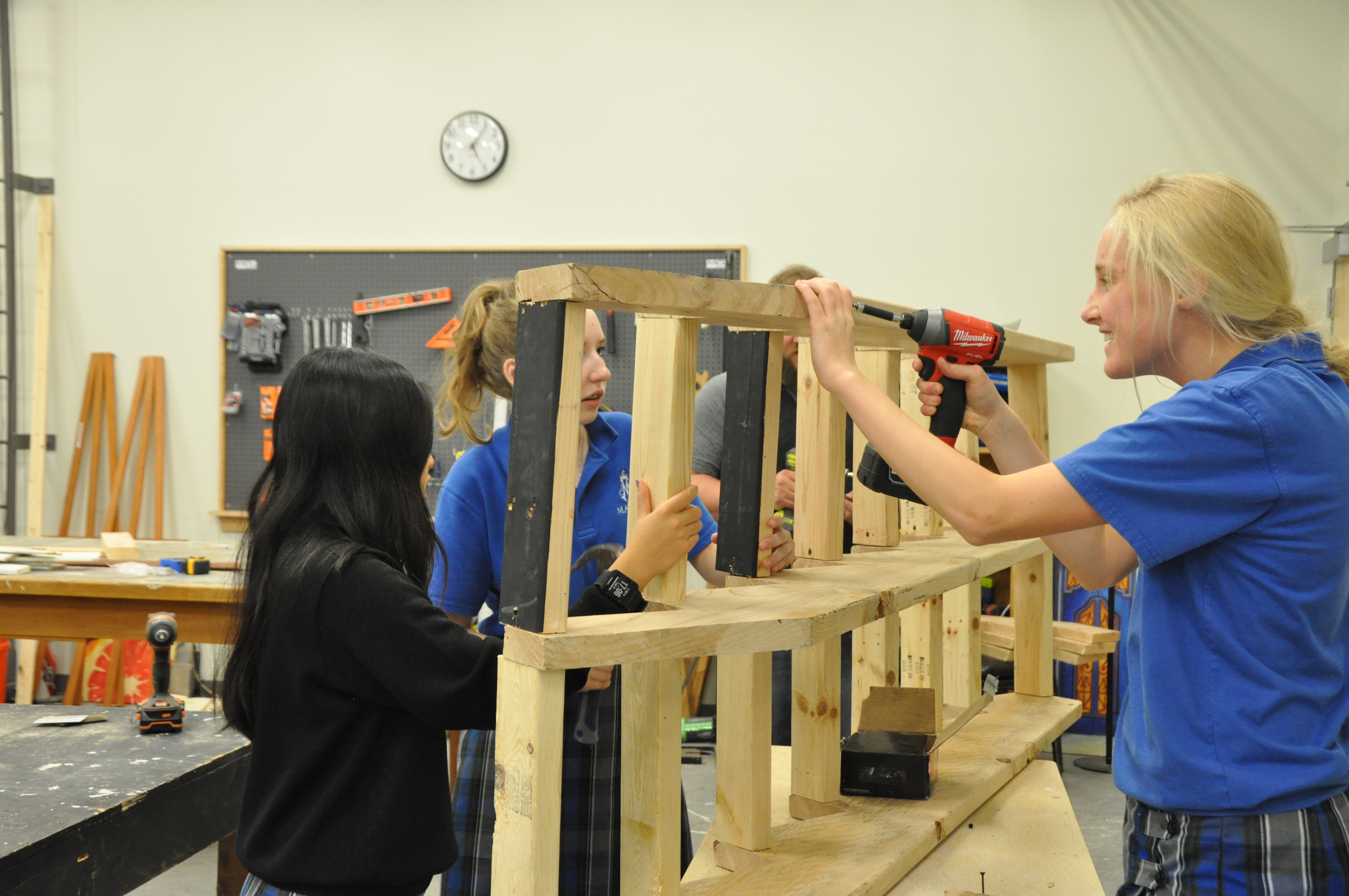 A look behind the scenes of the musical