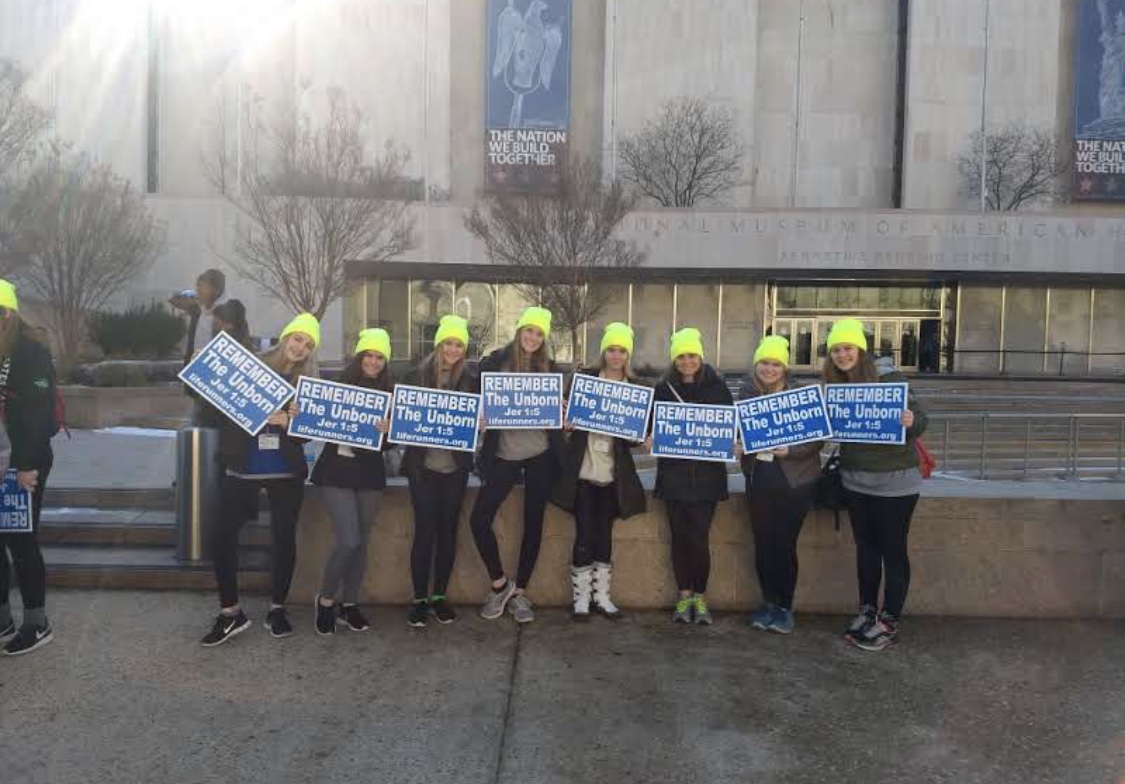 Marian Marches to Washington for Prolife Cause