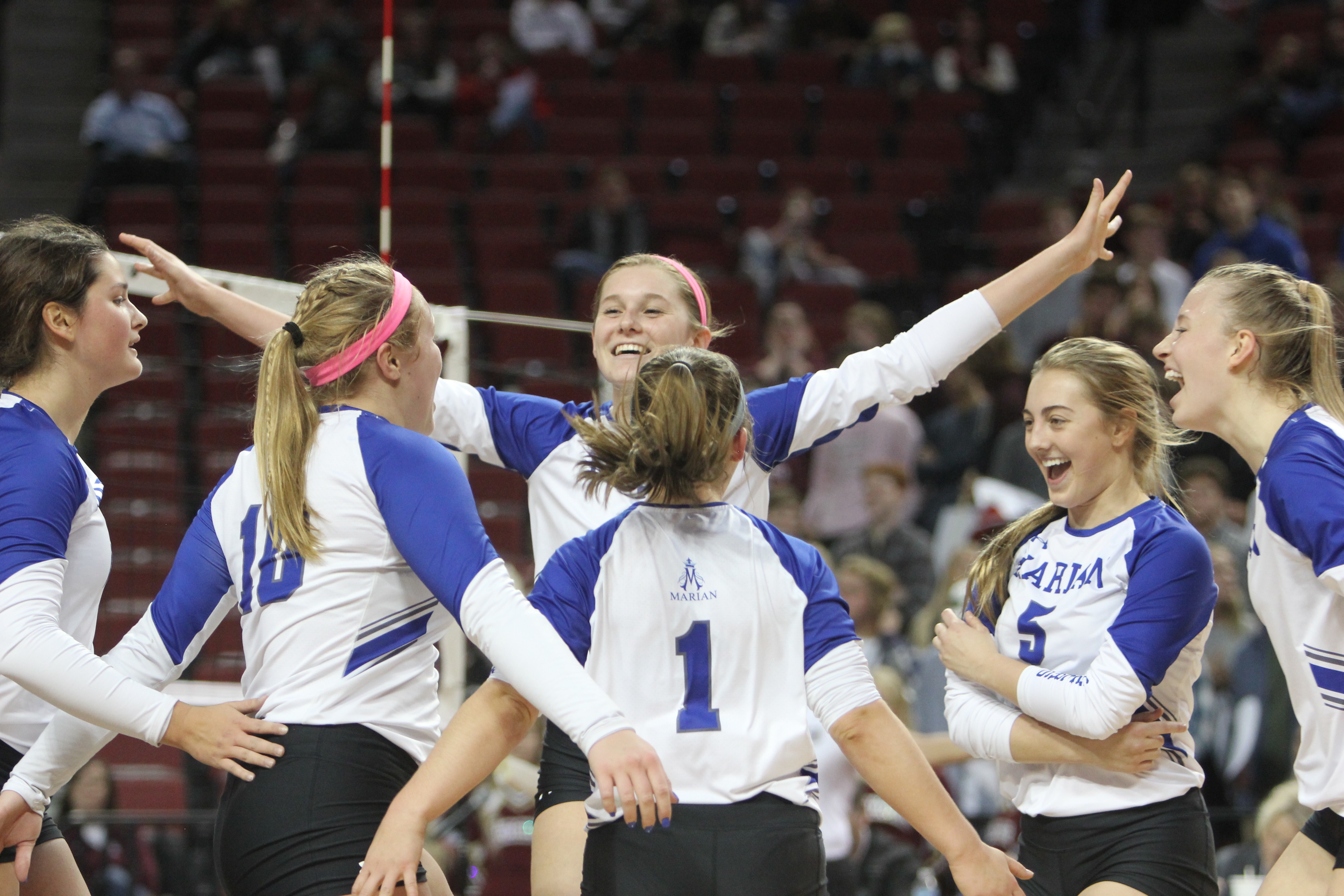 The spirit of Marian state volleyball