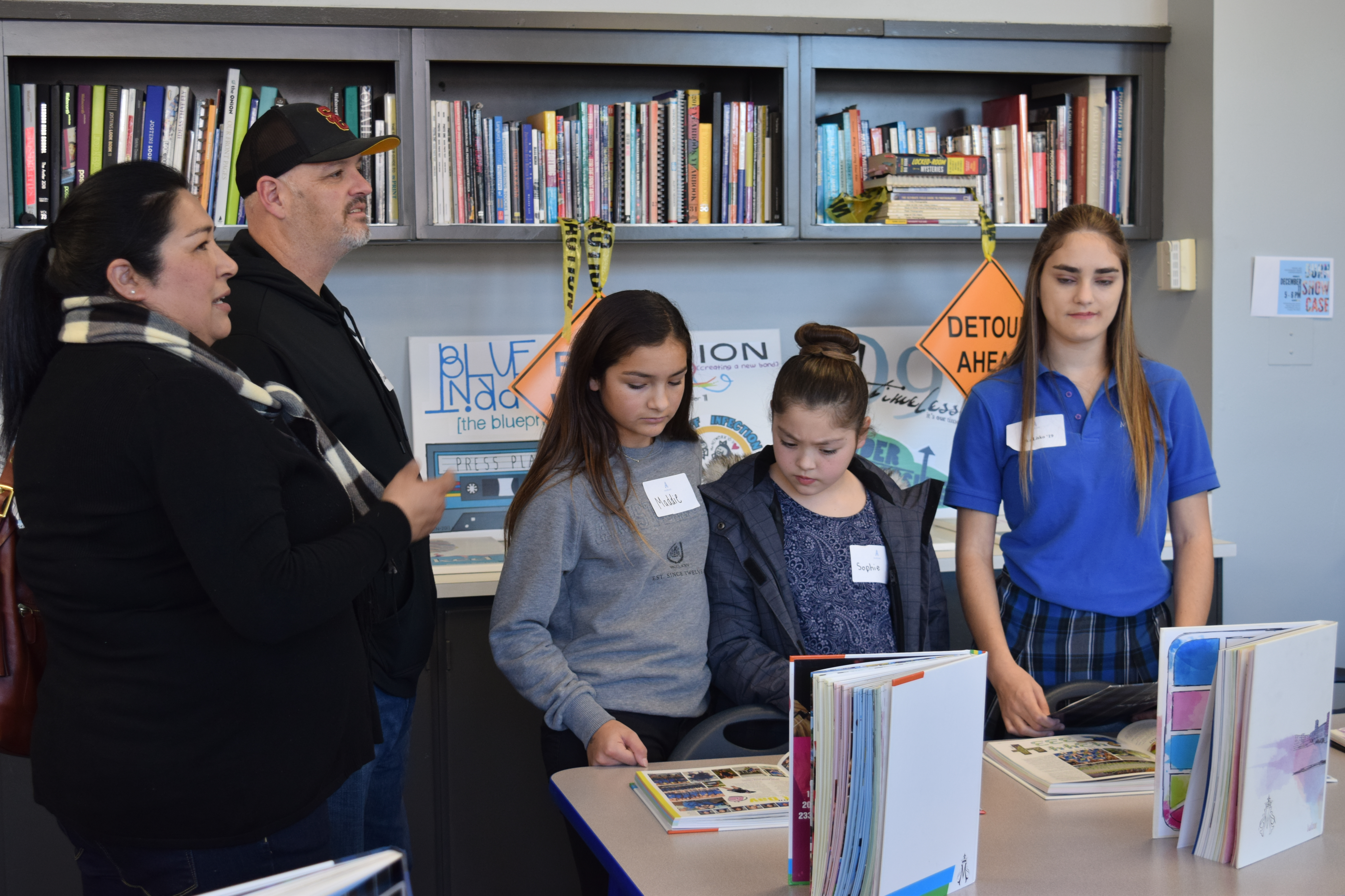 Meeting the future girls of Marian