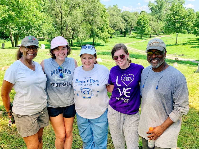 Girl’s best friend: lawnmowers