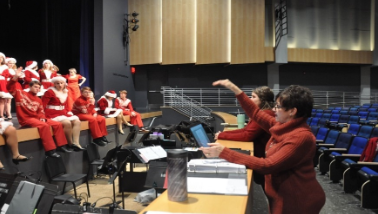 Mrs. Delisi: too much tapping takes its toll (on her body, not her spirit)