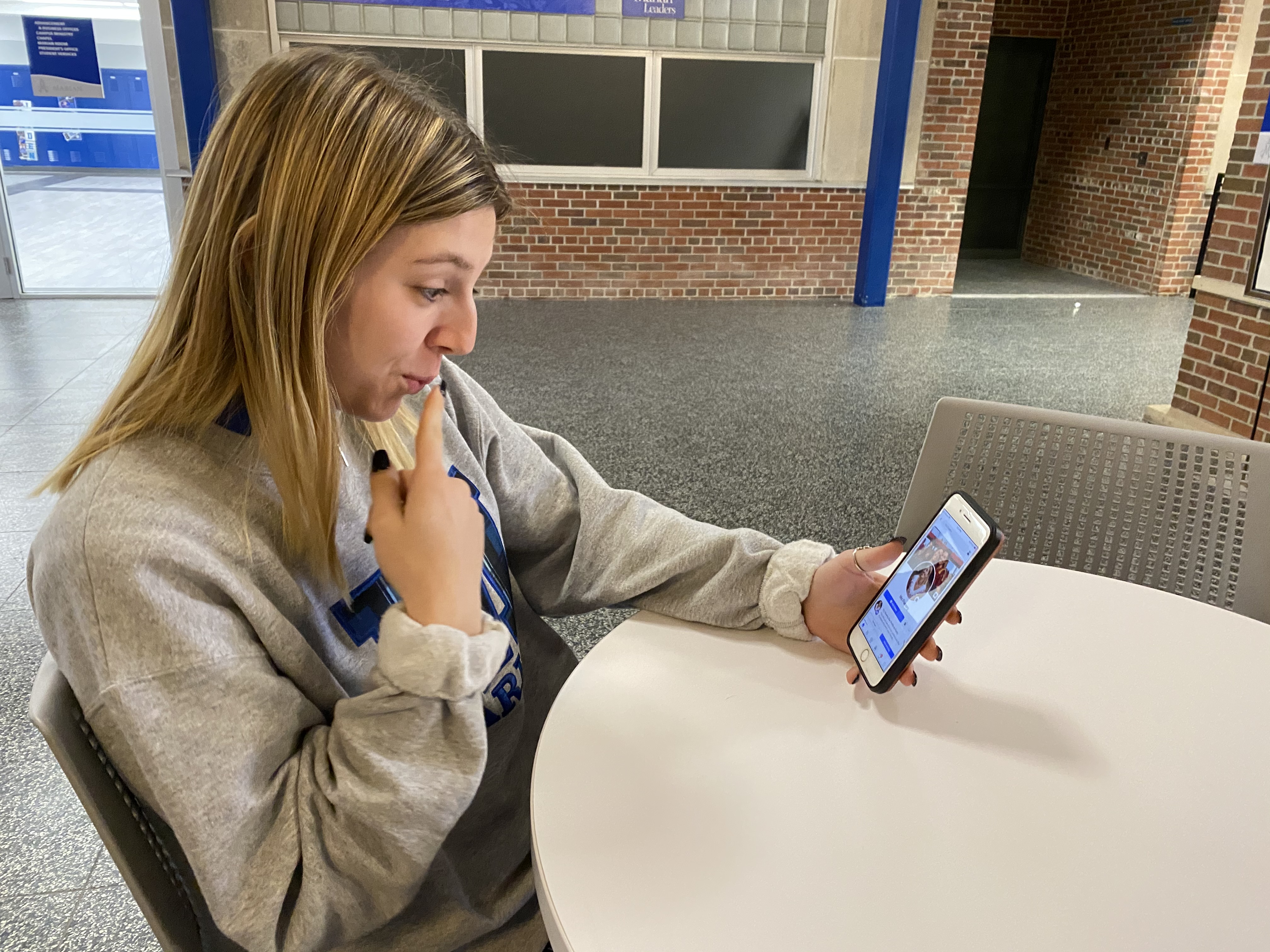 Facebook has become popular for Marian seniors