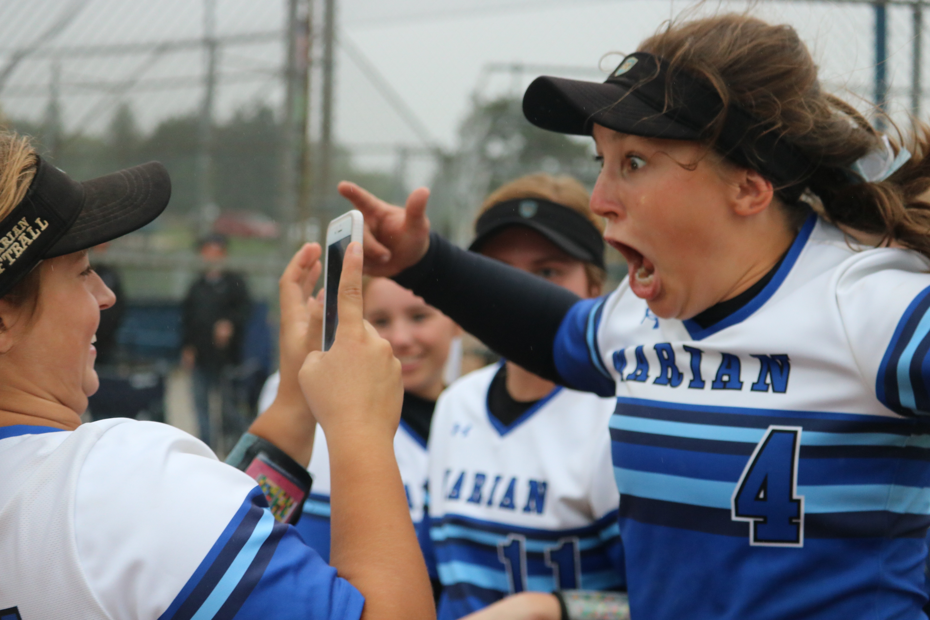 Softball emotions are high, low
