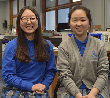 A new exchange in cultures: community welcomes two new international students