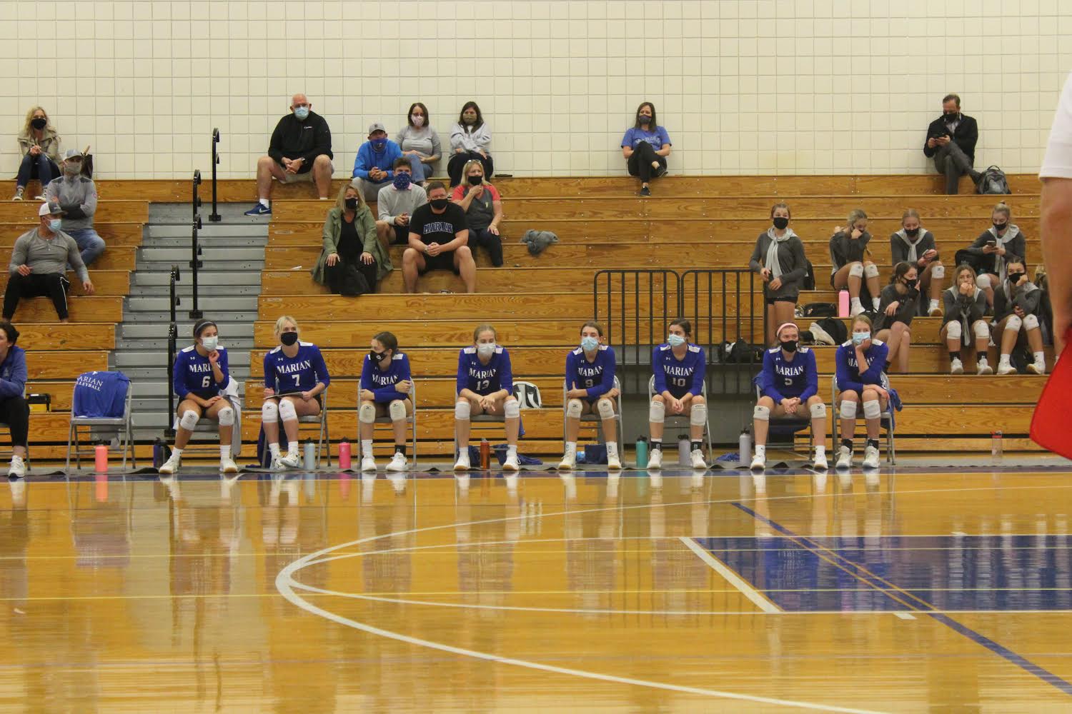 Marian athletes wear masks to practices, sporting events, but outside activites put the entire community at risk of COVID-19