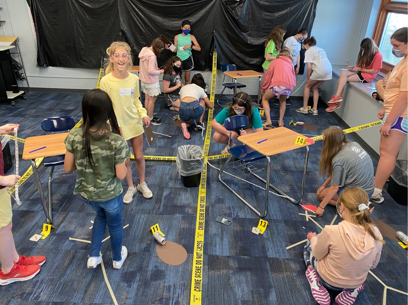 Forensic Science 101 camp students solve the case, learn detective skills