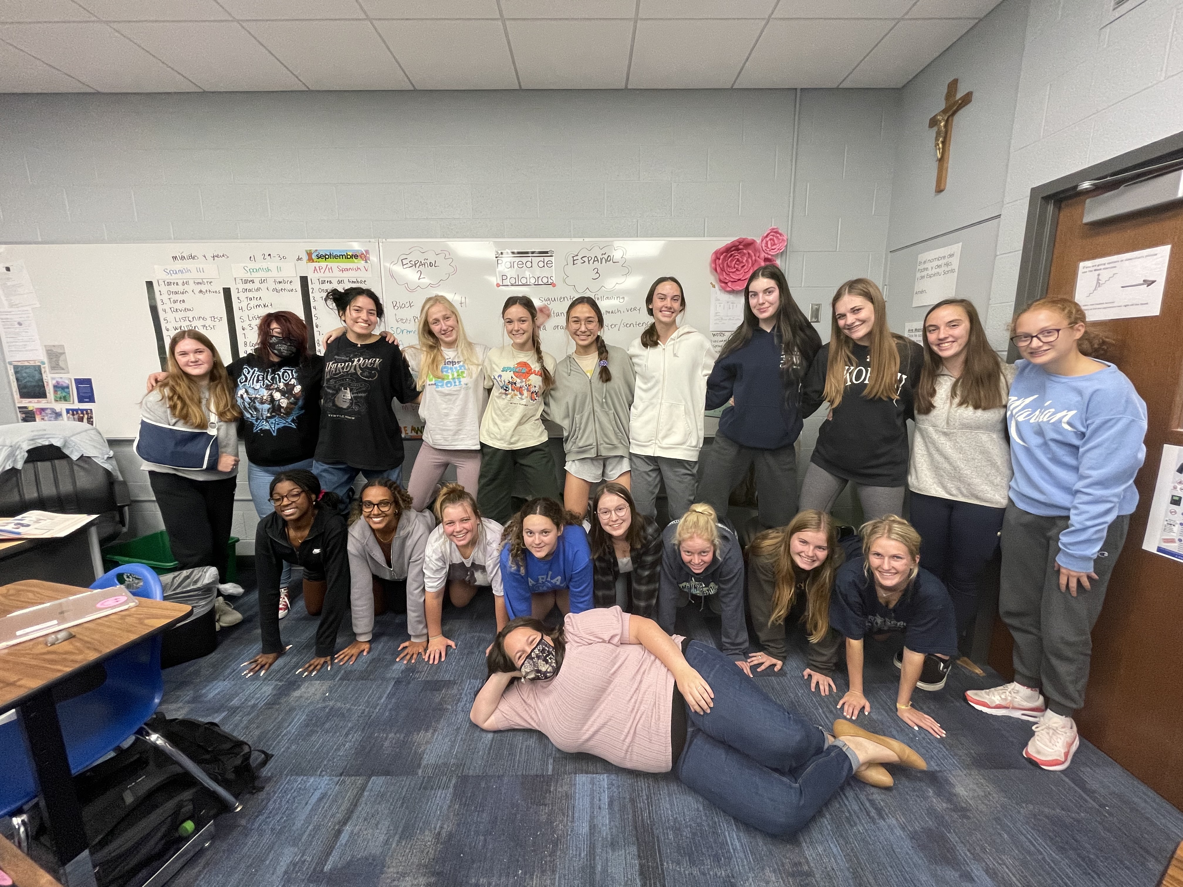 Homeroom teachers use unique ways to motivate students during Walk-A-Thon