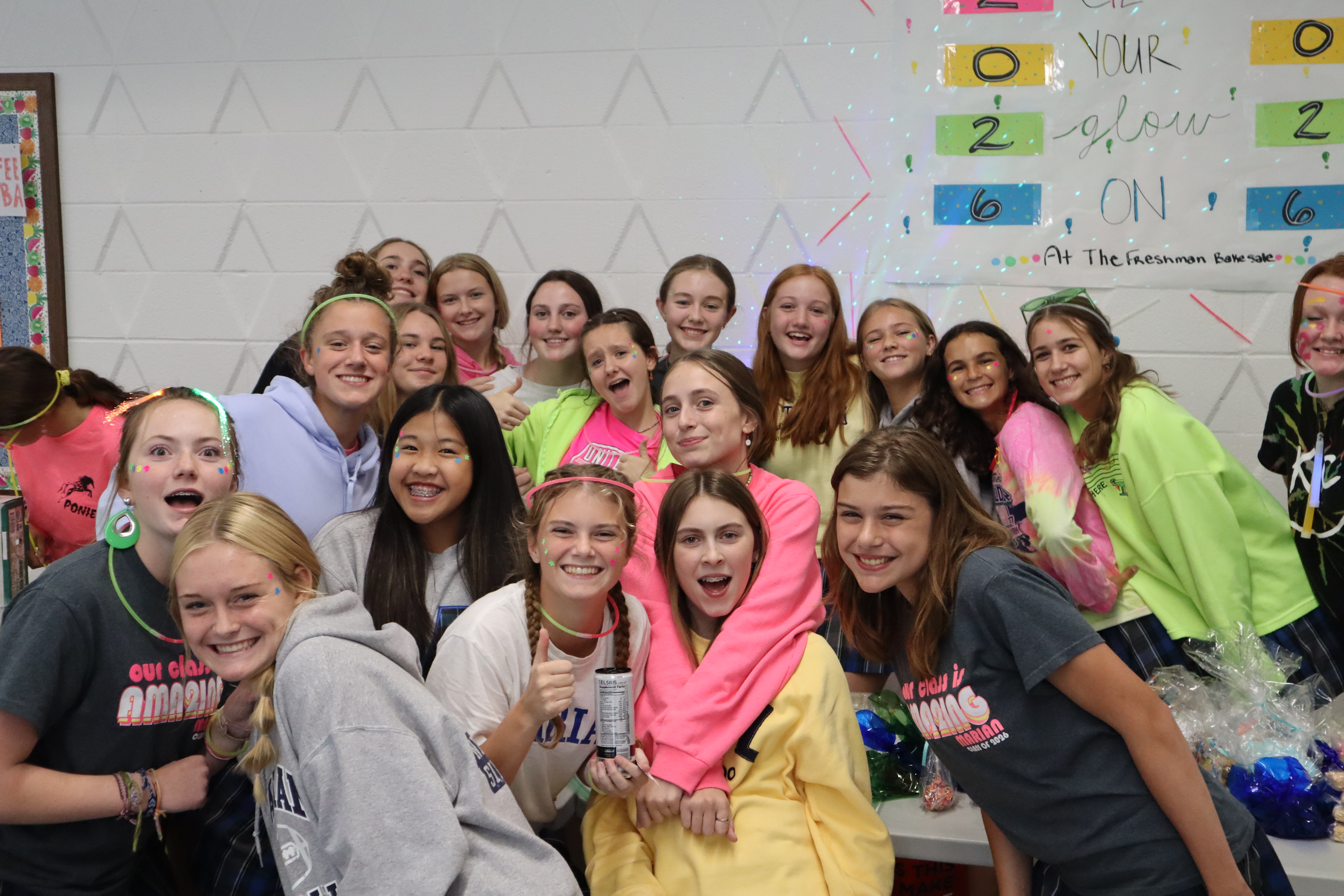 Freshmen participate in first Walk-A-Thon