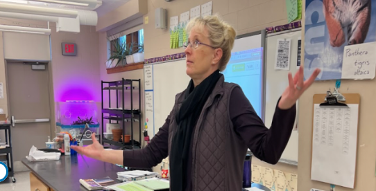 Calhoun teaches more than just science