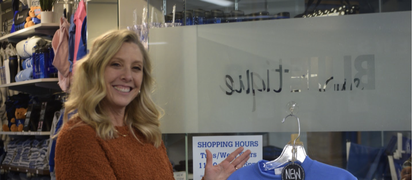 Christina Butler’s work in BLUEtique portrays all thing Marian