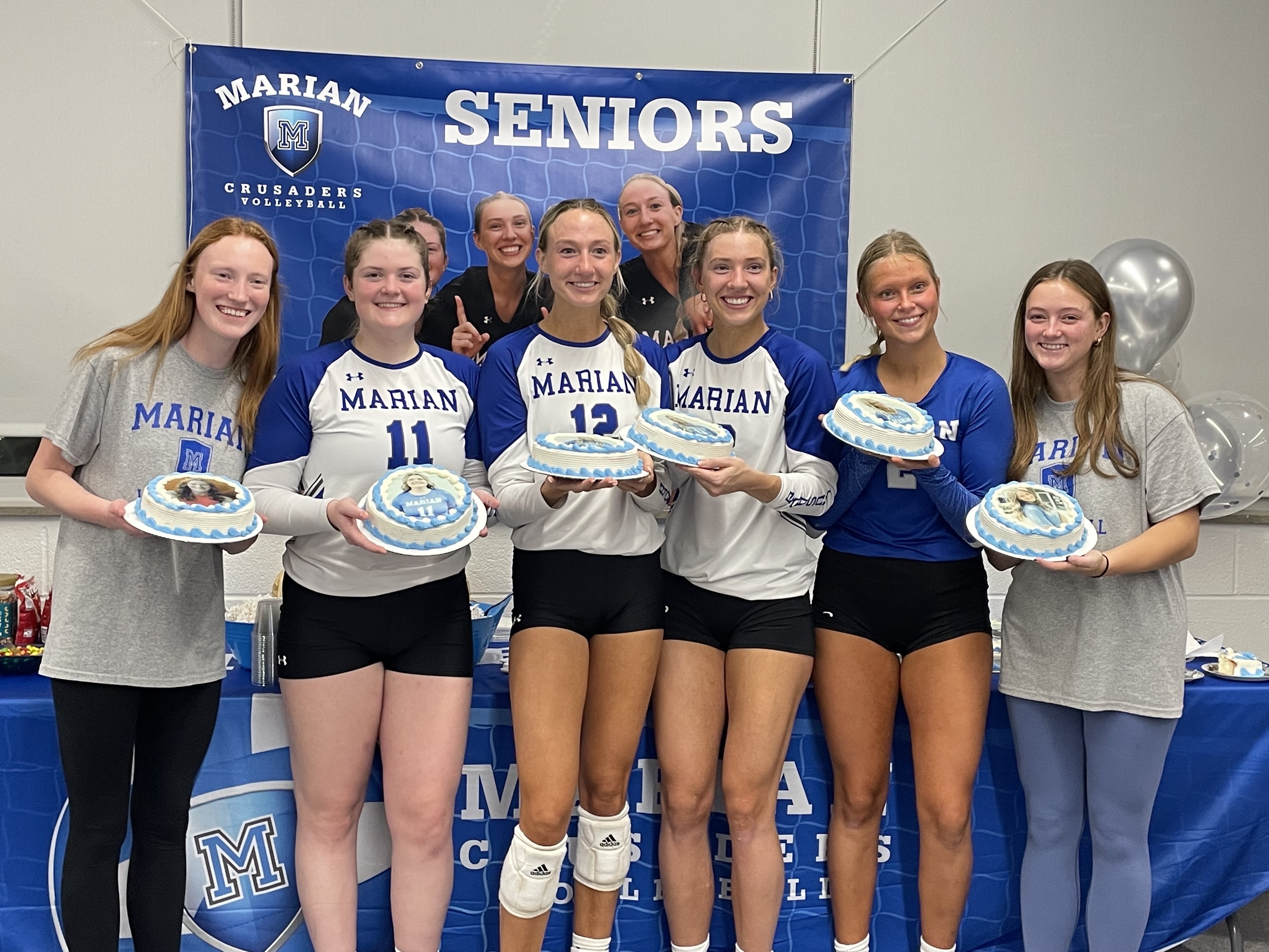 Students honor senior athletes by attending senior nights