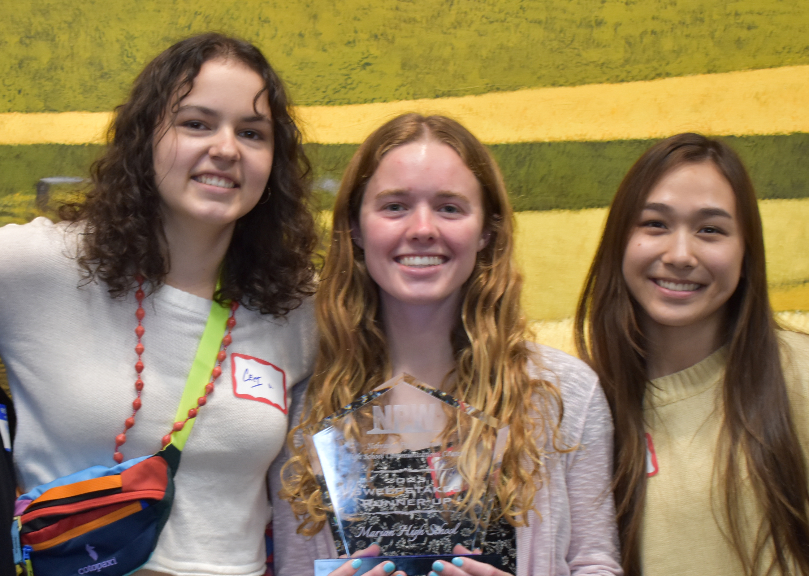 Marian Journalism students earn Nebraska Press Women’s Runner Up Sweepstakes Award for 2023
