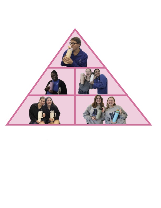 The battle of the bottles: Which bottle is at the top of the pyramid