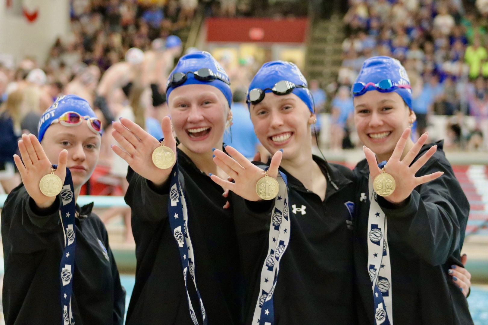 Crusaders win silver at State swimming and diving