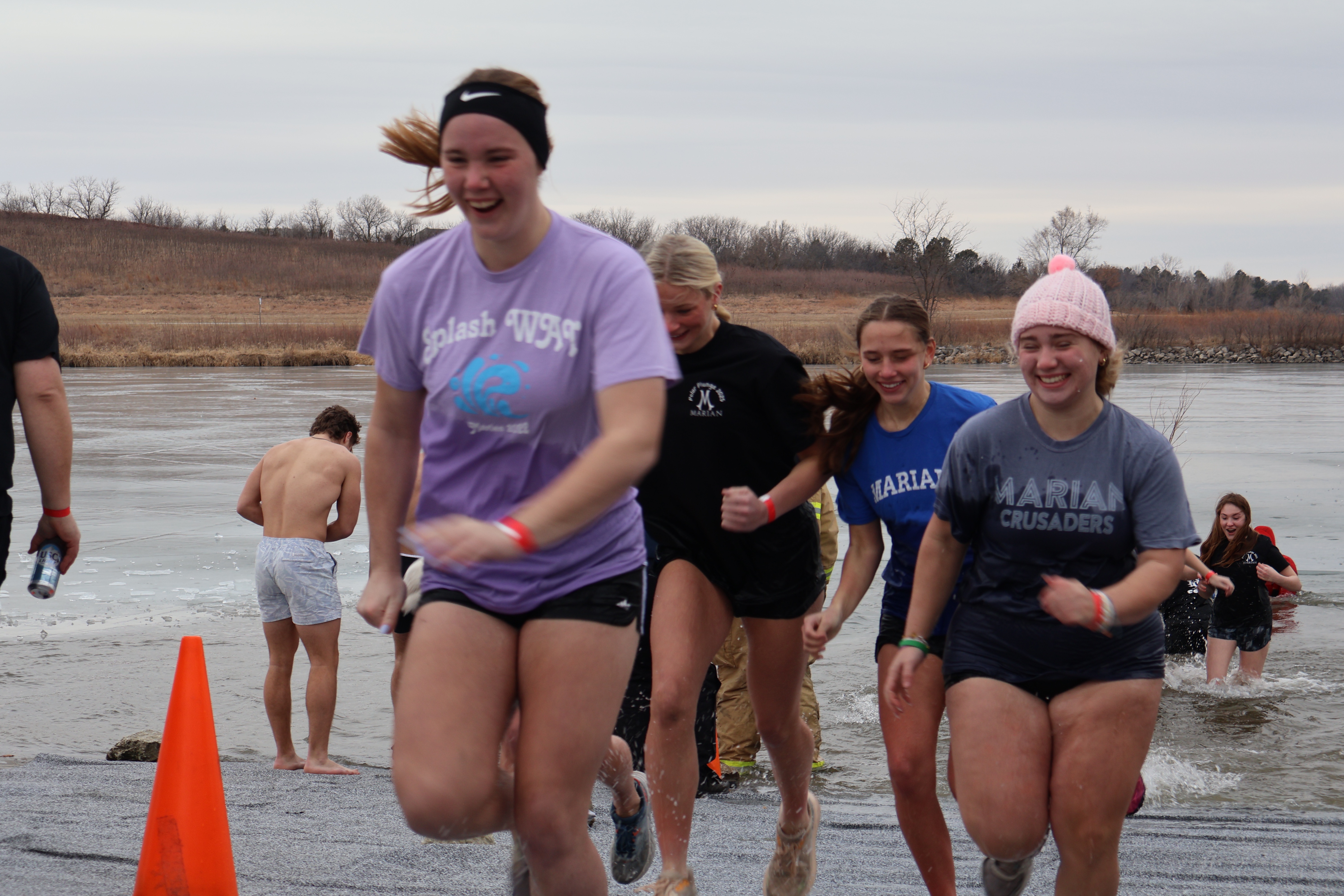 Bracing for the Plunge: Marian Community Takes on a Chilly Challenge