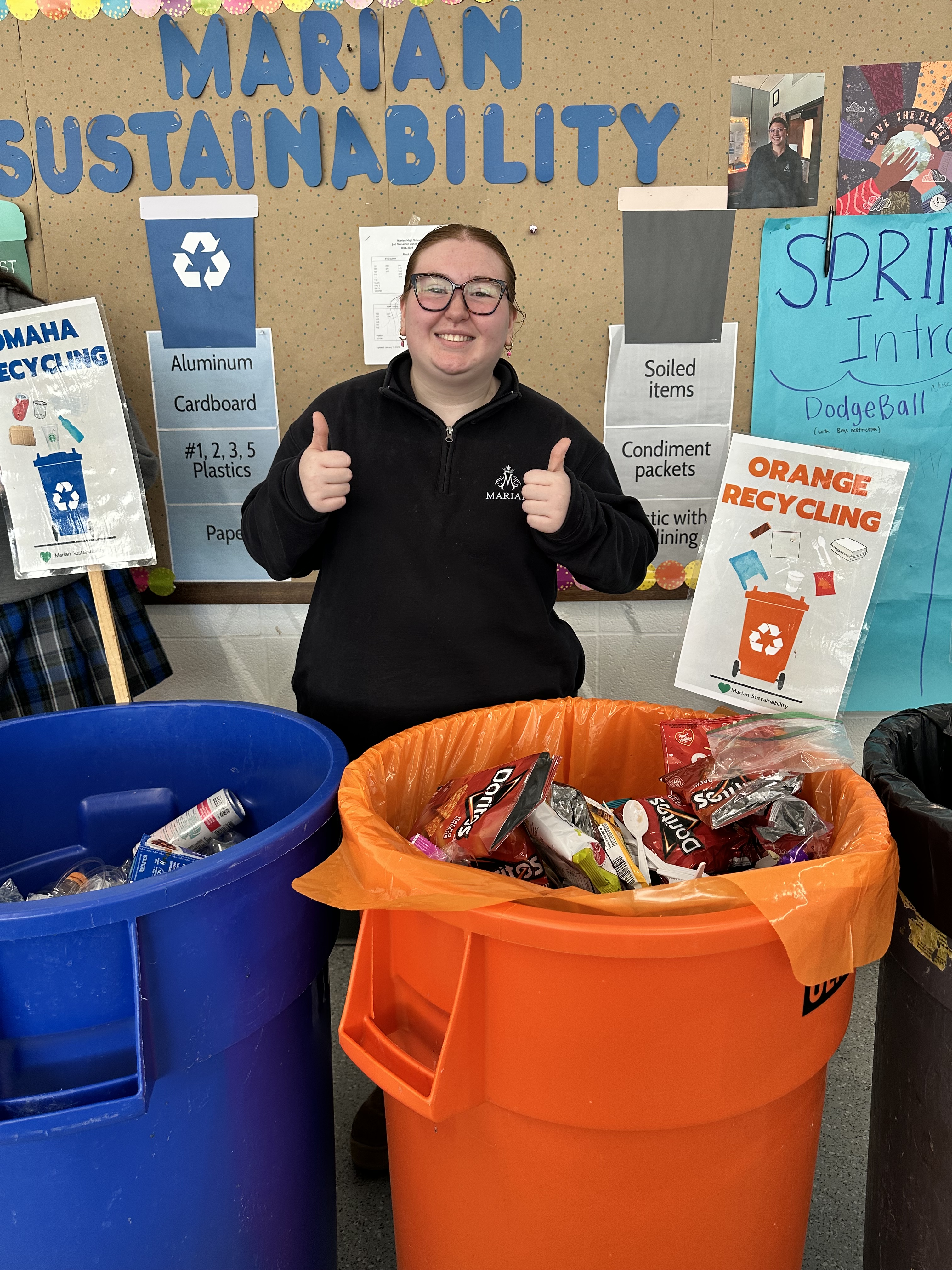 Go Green (or Orange) with Marian’s Sustainability 
