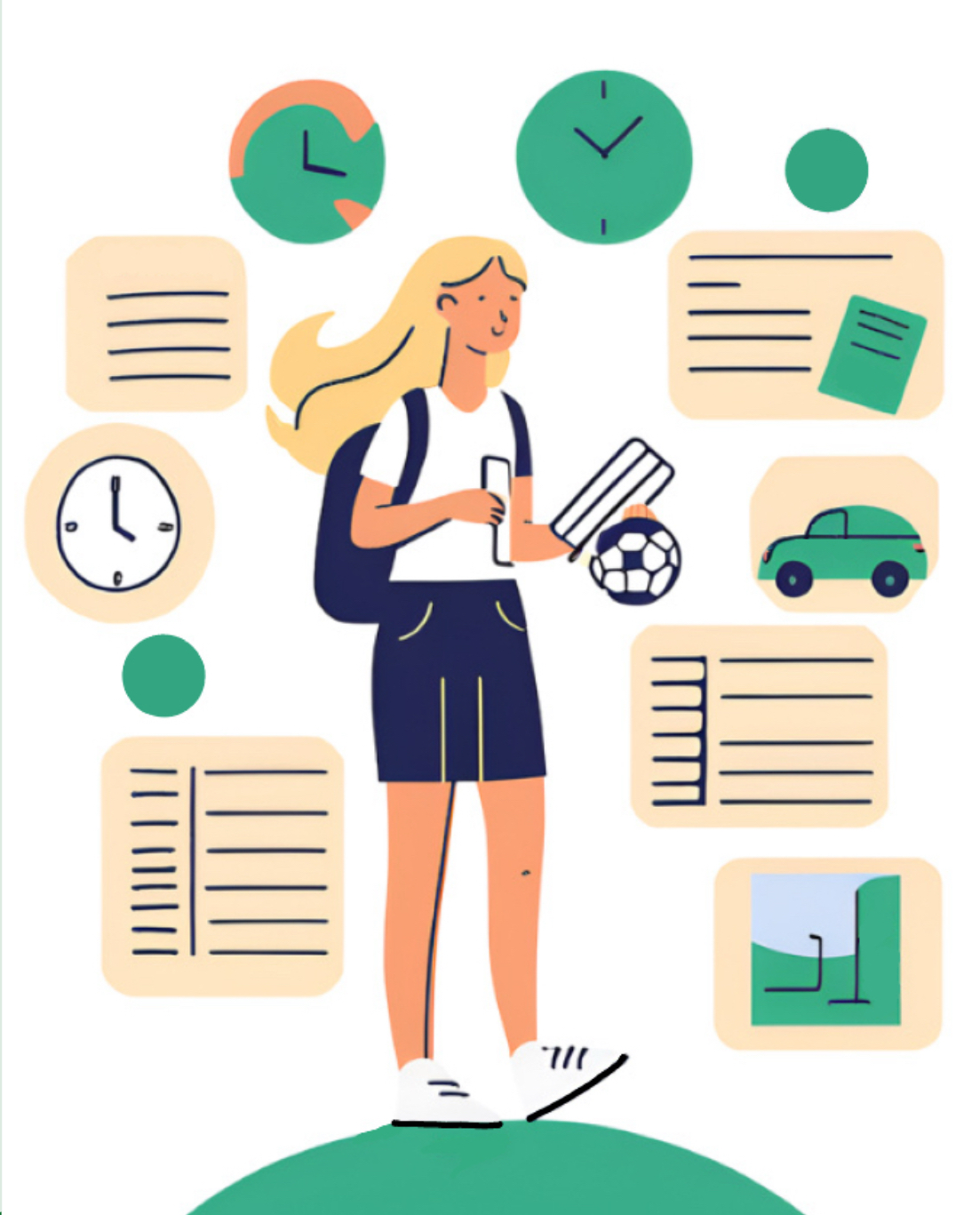 Sophomore learns how to balance her busy schedule