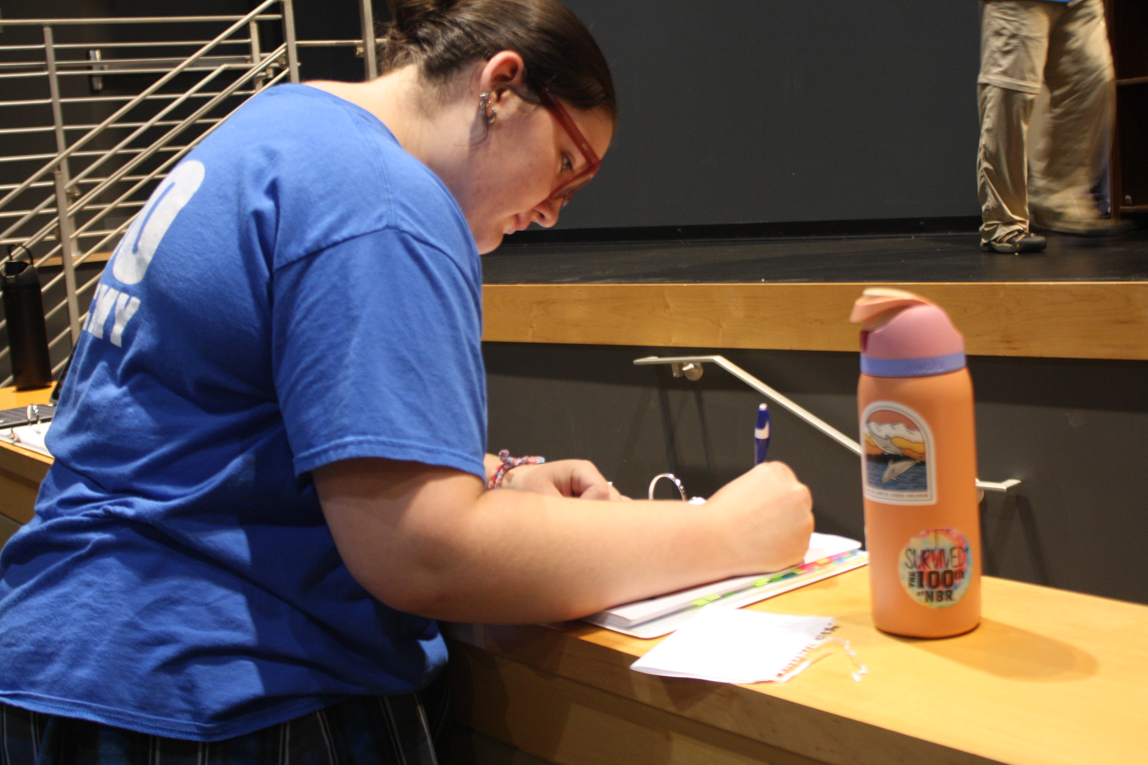 Violet Christen stage manages ‘Cinderella’