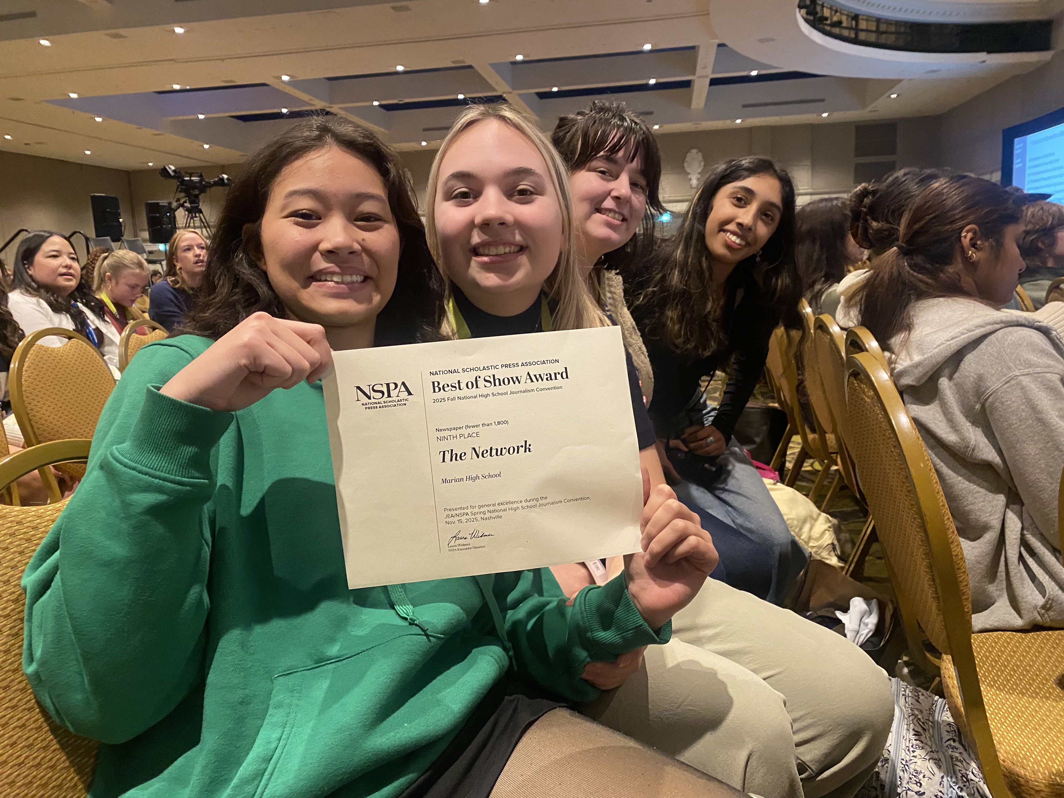 Journalism students stand out in Nashville at NHSJC