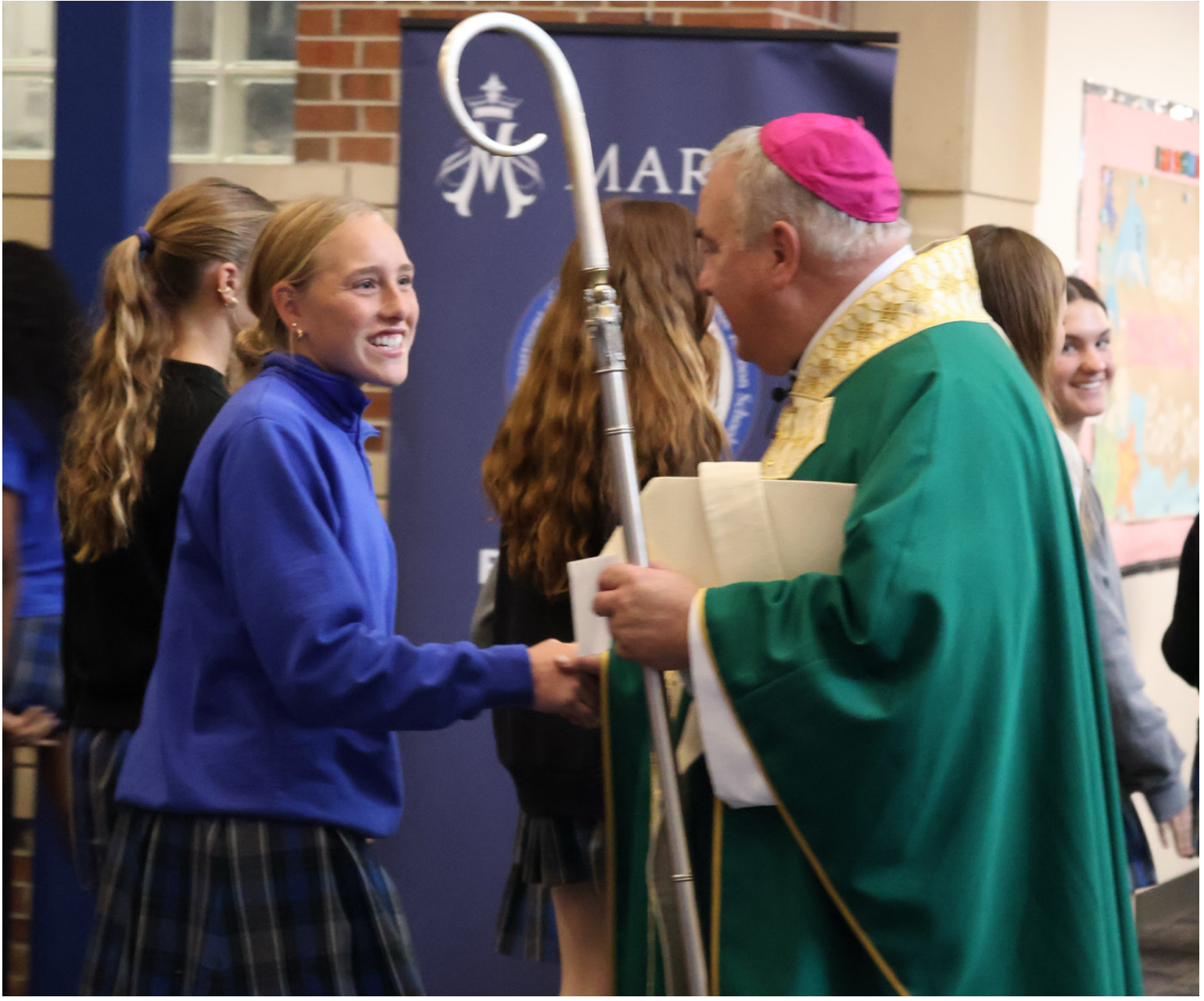 Archbishop McGovern visits Crusaders