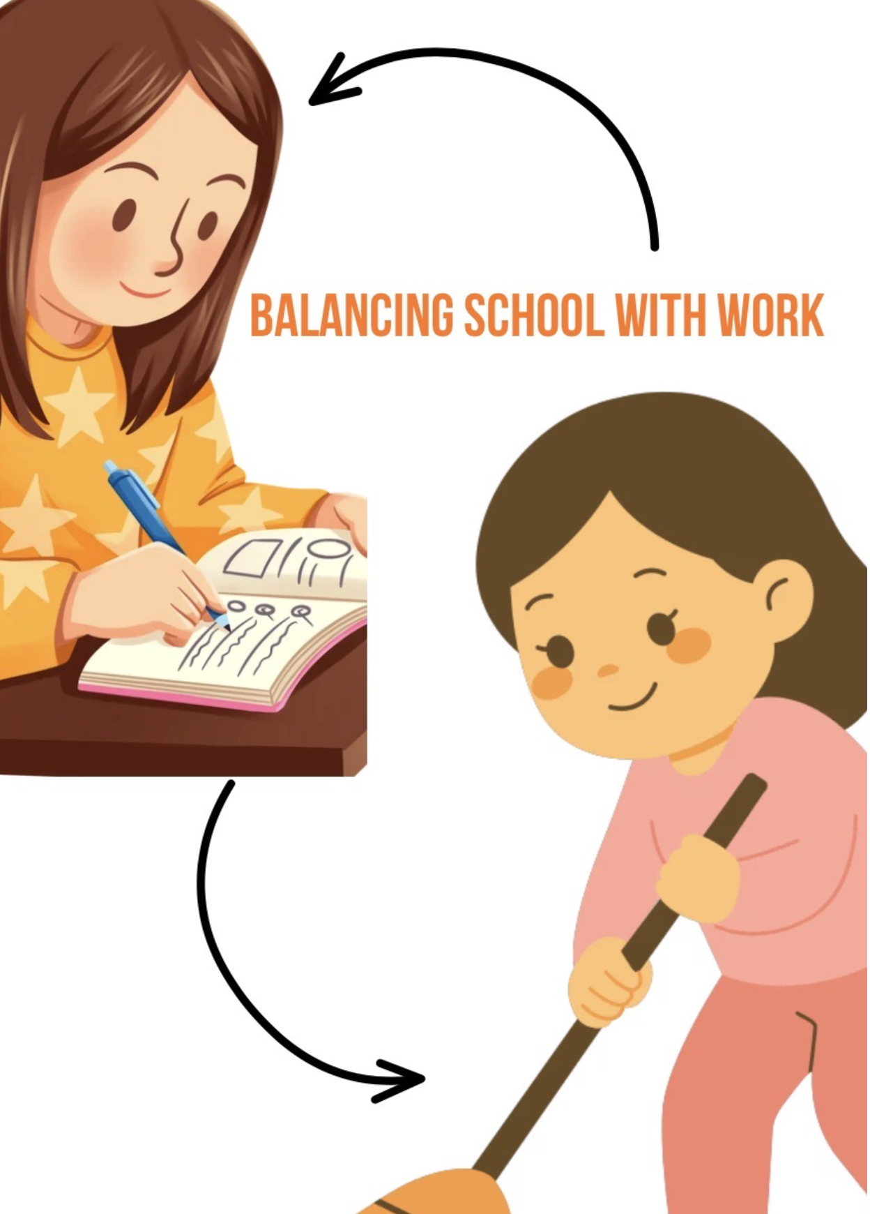 Marian Girls Balance School with Work